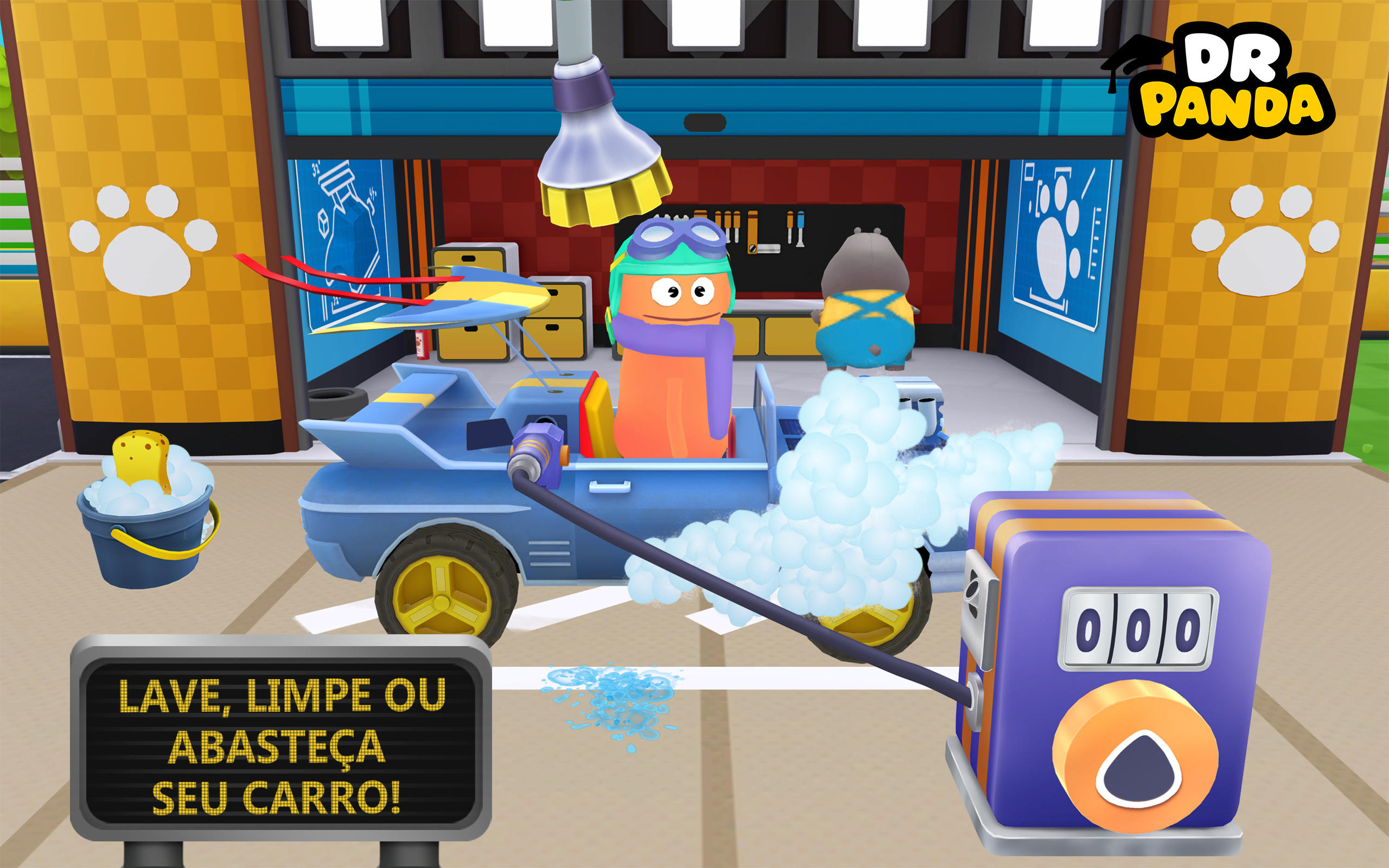 Captura de Tela do Jogo Dr. Panda Racers