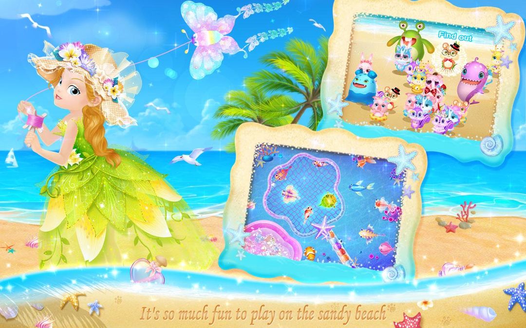 Princess Libby's Beach Day 게임 스크린 샷