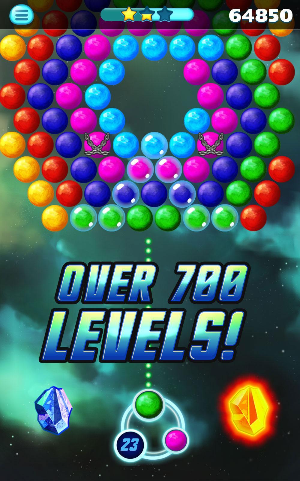 Captura de Tela do Jogo Supernova Bubble Puzzle