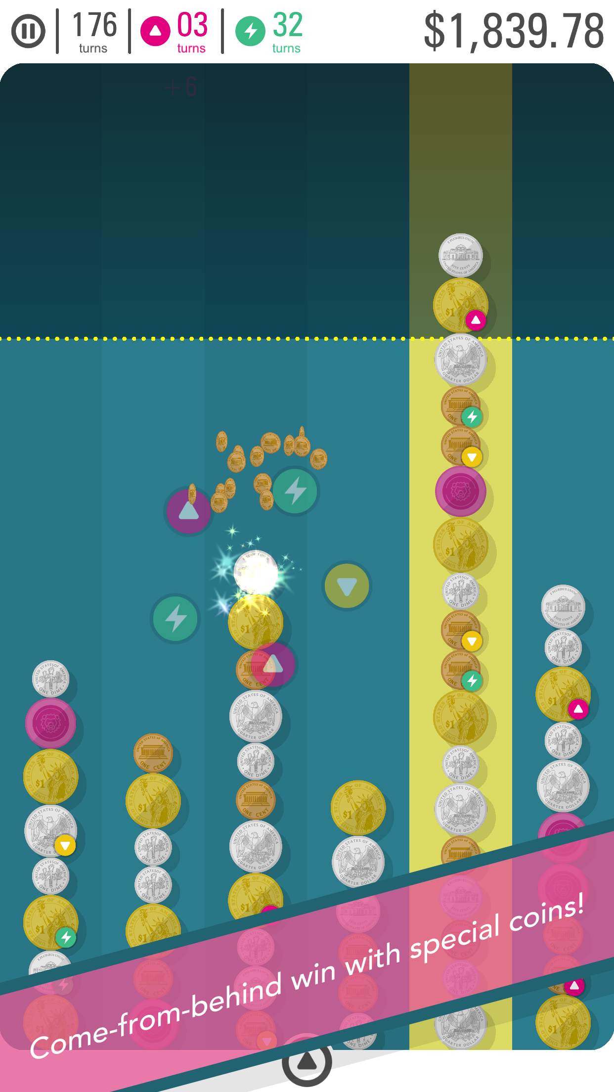 Coin Line - Merge Coin Puzzle Game Screenshot