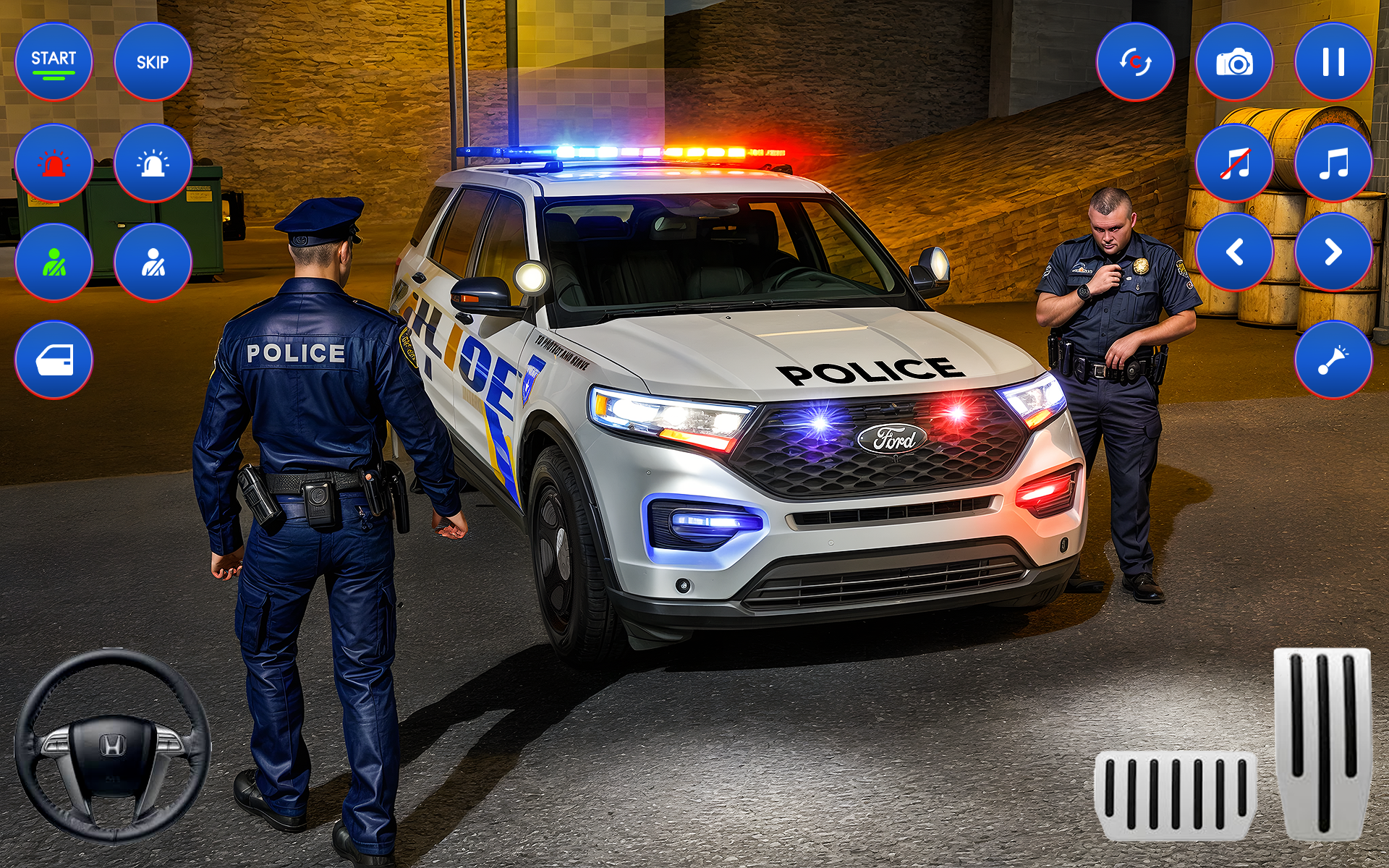 US Cop Car Chase Game 3d Game Screenshot