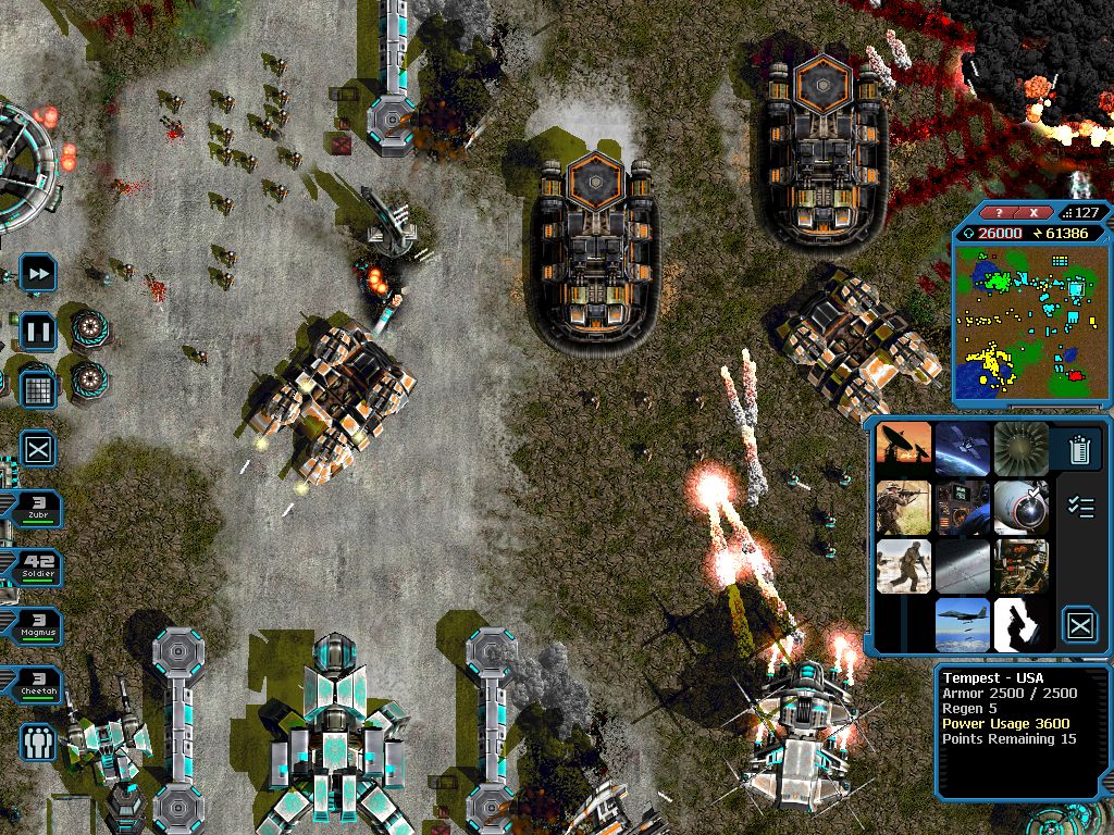 Screenshot of Machines at War 3 RTS