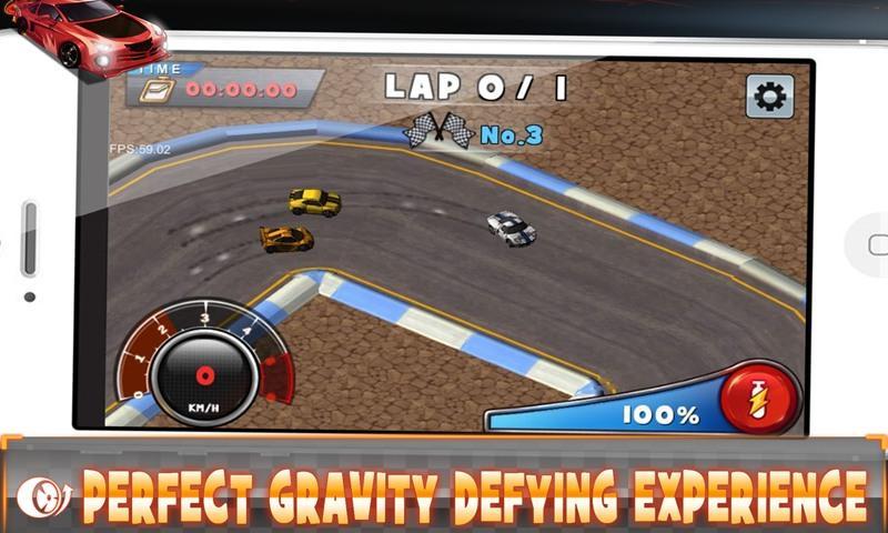 Screenshot of Finger Racer
