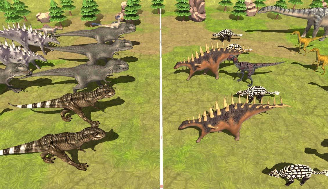 Jurassic Epic Dinosaur Battle Game Screenshot