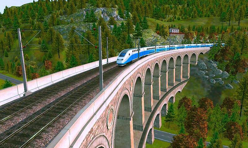 Train Simulator 3D Game Screenshot