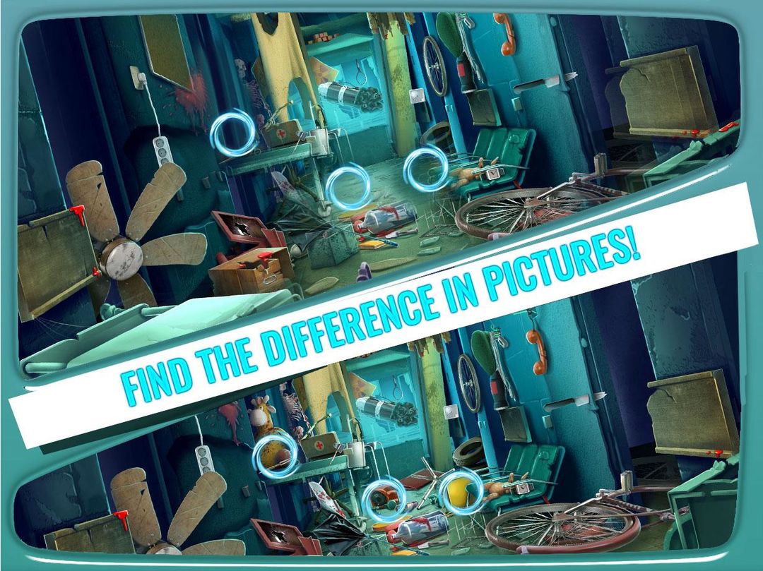 Screenshot of Find the Difference Haunted Hospital Search