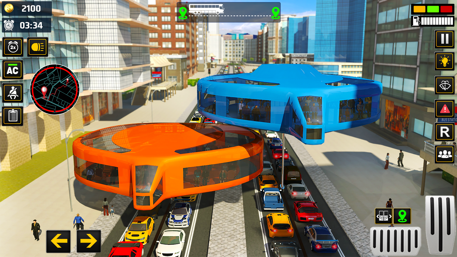 Screenshot 1 of modern Bus Fahren Bus Spiele 1.18