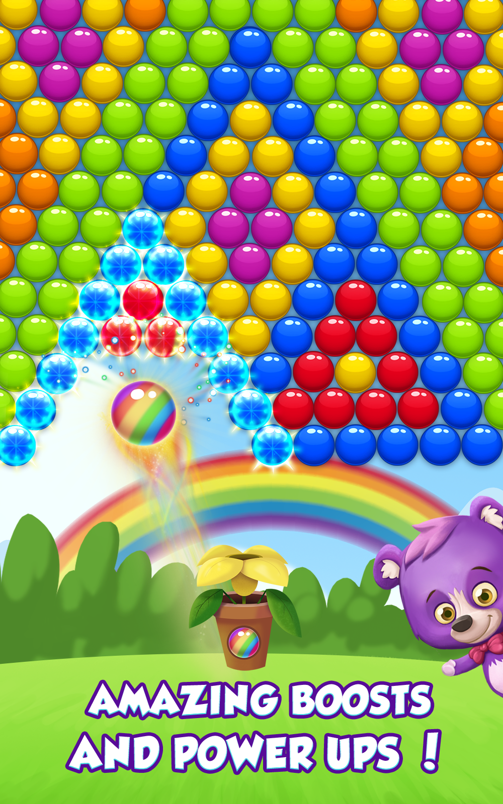 Screenshot of Bubble Rainbow