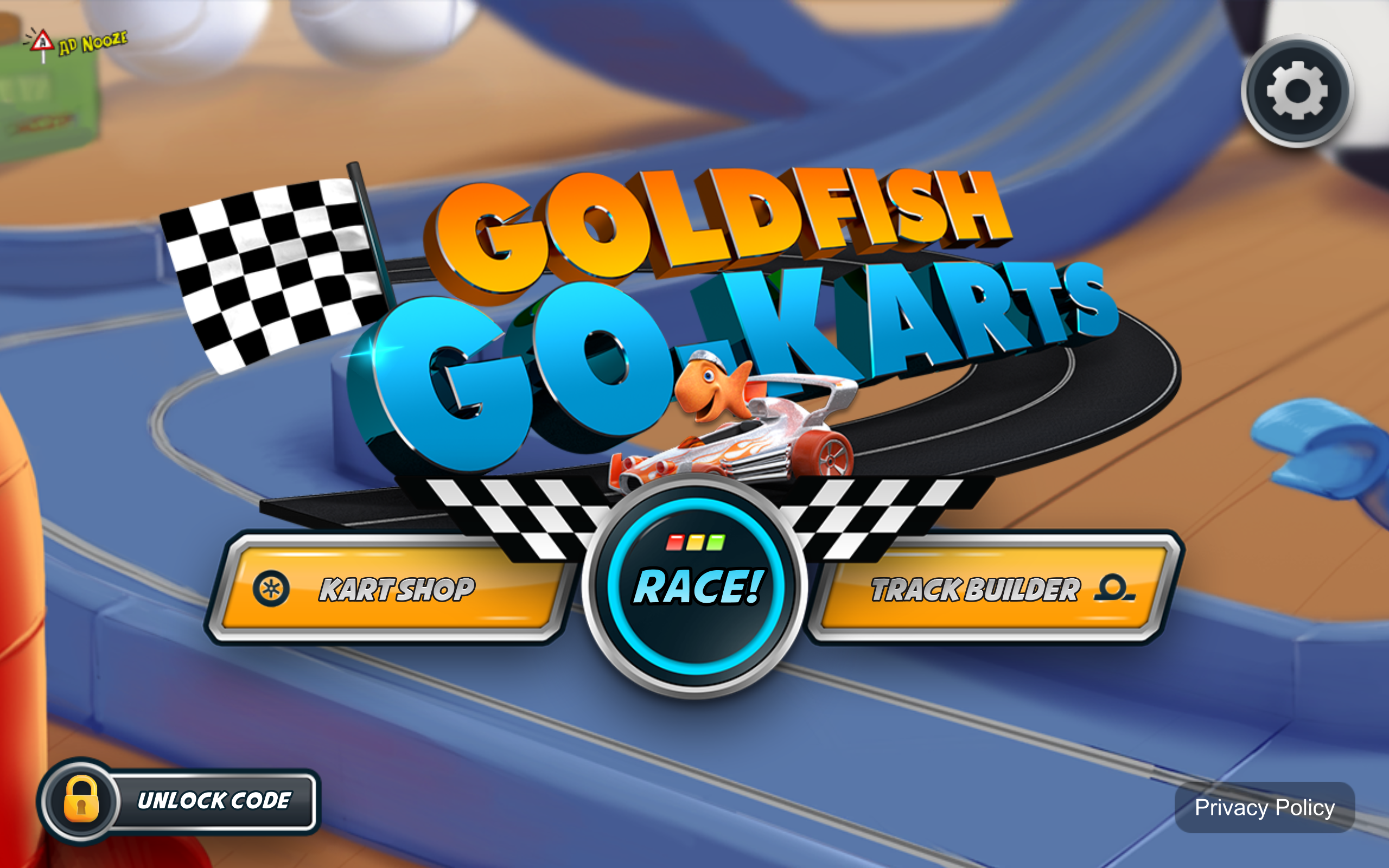 Screenshot of Goldfish Go-Karts