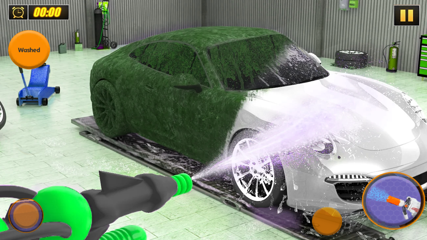 Screenshot 6 of Car Power Wash Car Games 3D 