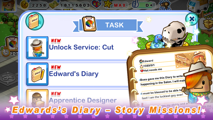 Salon Boss Game Screenshot