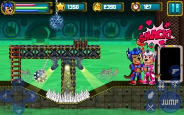 Puppy Patrol Transformers Game Screenshot