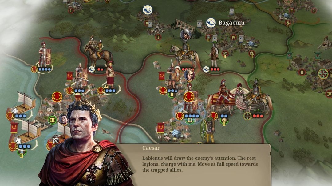 Great Conqueror: Rome War Game ภาพหน้าจอเกม