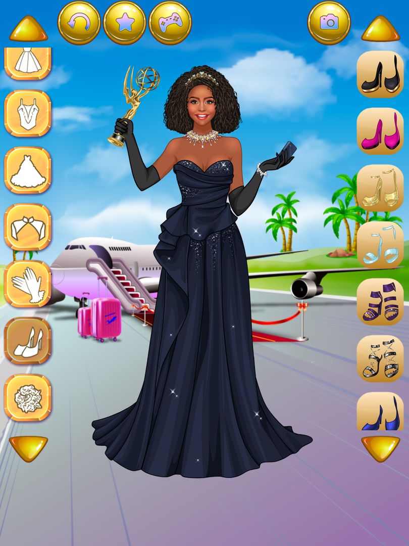 Screenshot of Actress Fashion: Dress Up Game
