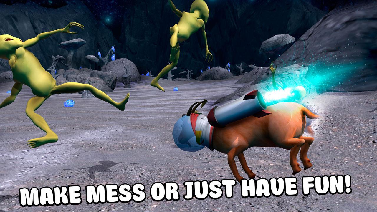 Space Goat Simulator 3D Game Screenshot