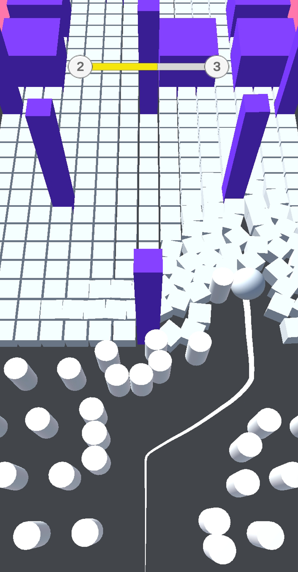 Colors Smash Bump 3D ゲームのスクリーンショット