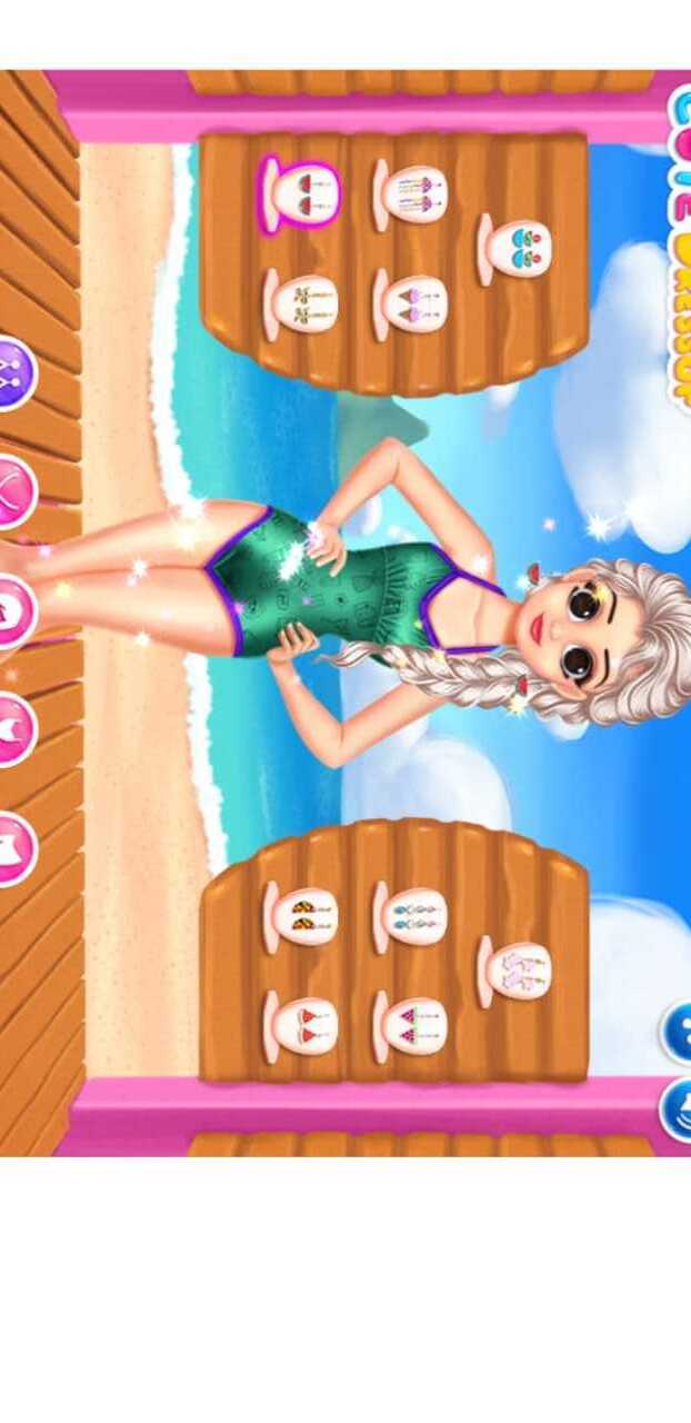 Cute Dressup Game Game Screenshot