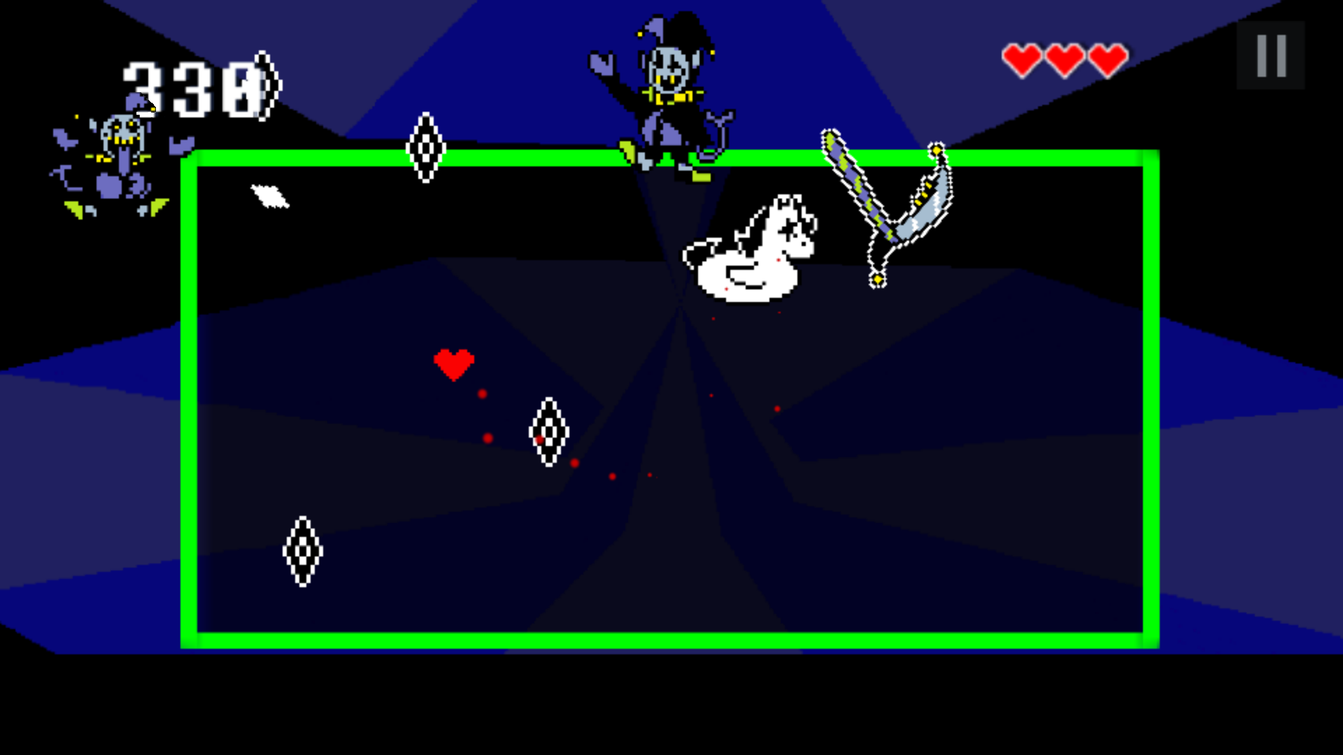 jevil clown - delta attack screenshot game