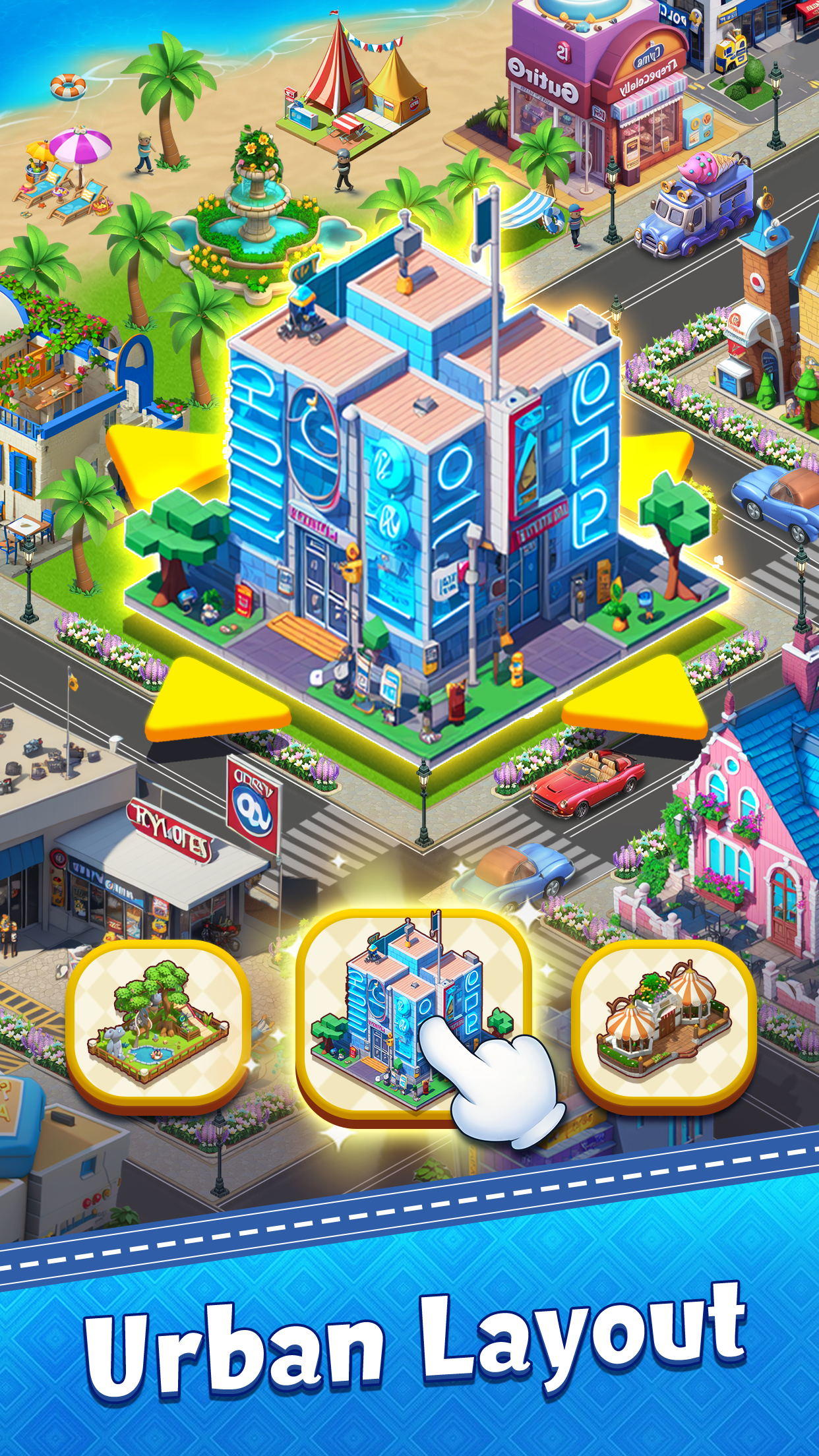 City Mansion: Build Merge Game Game Screenshot