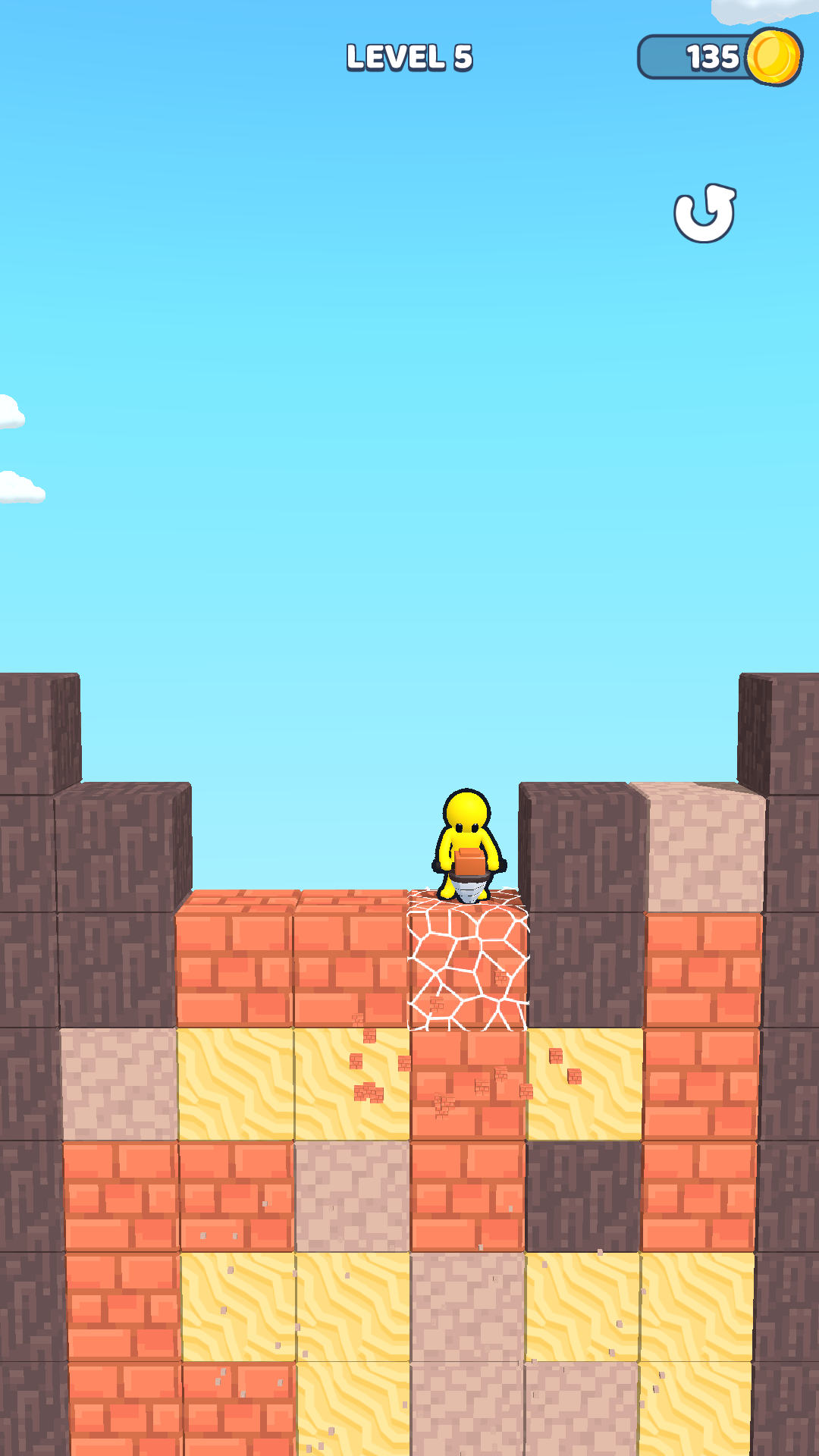 Merge Driller! Game Screenshot