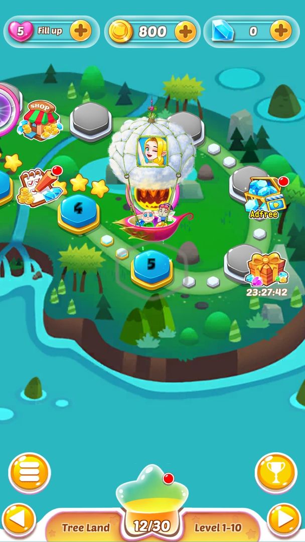 Screenshot of Fairy Bubble Shooter Magic