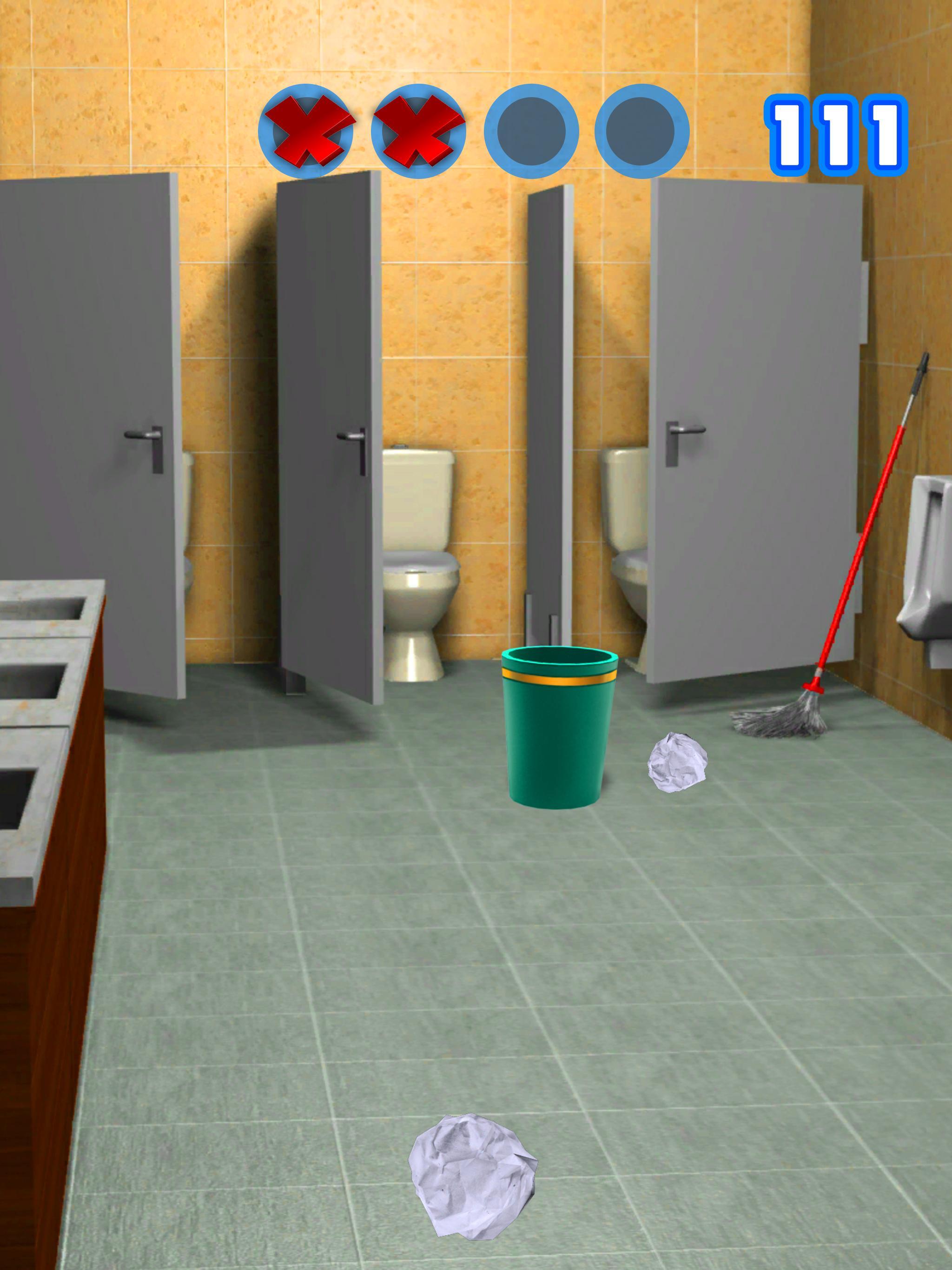 Paper Throw - Aim and Toss Game Screenshot