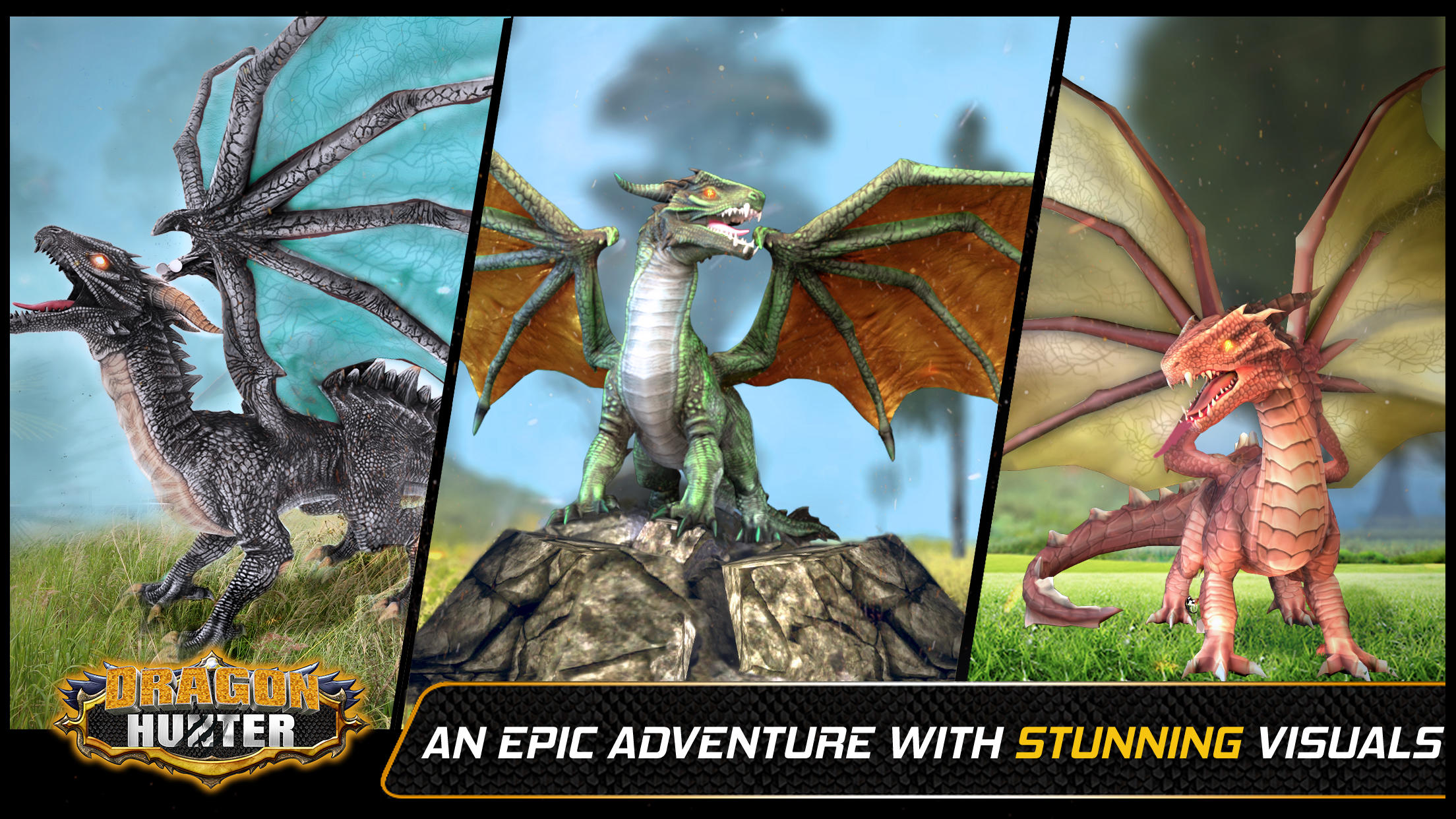 Dragon Hunter - Monster World Game Screenshot