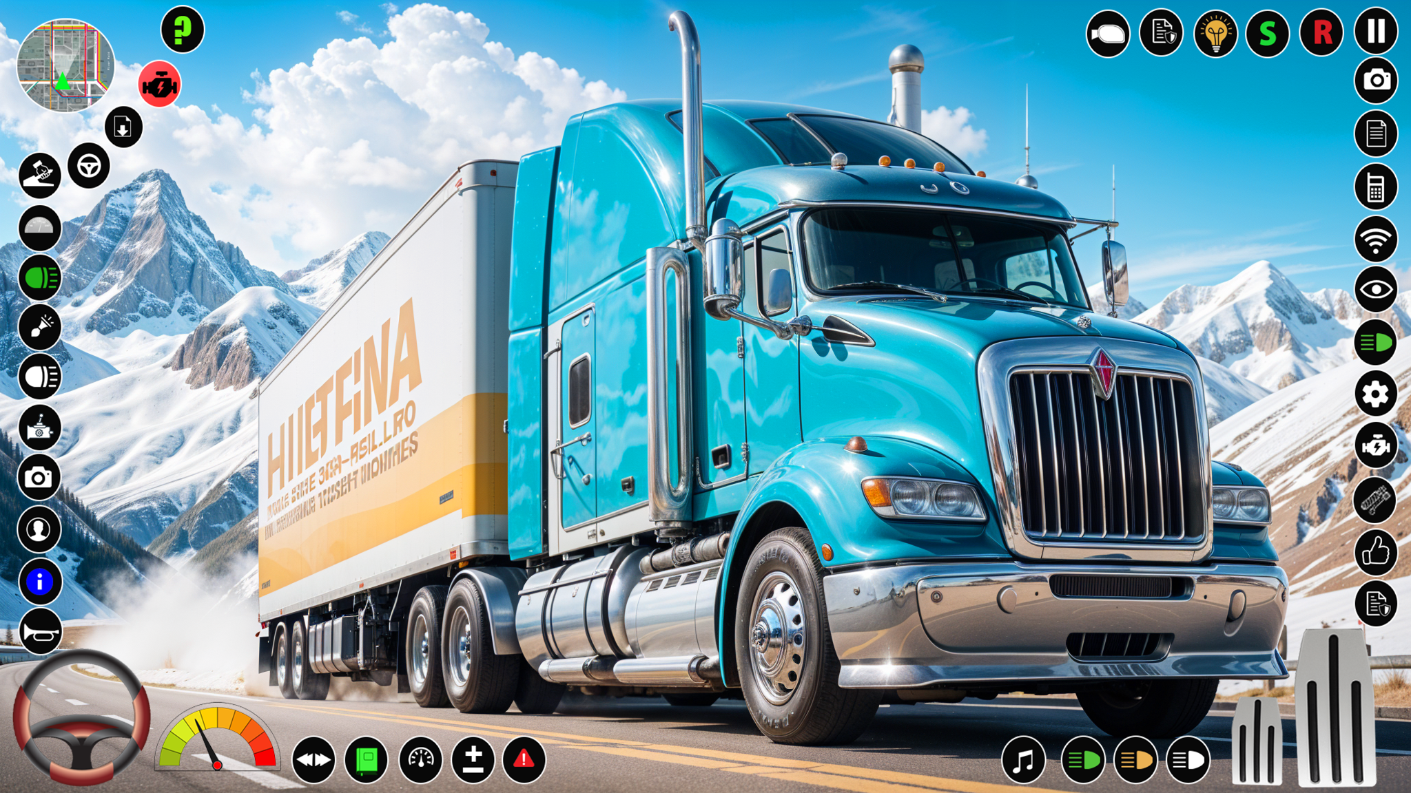 US Truck Driving : Truck Game Game Screenshot