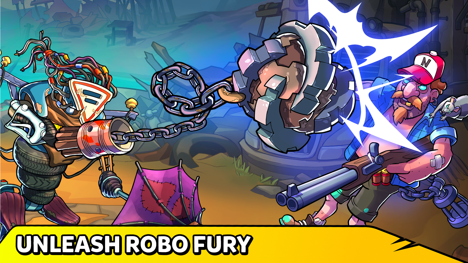 Junkineering: Robot Wars RPG Game Screenshot