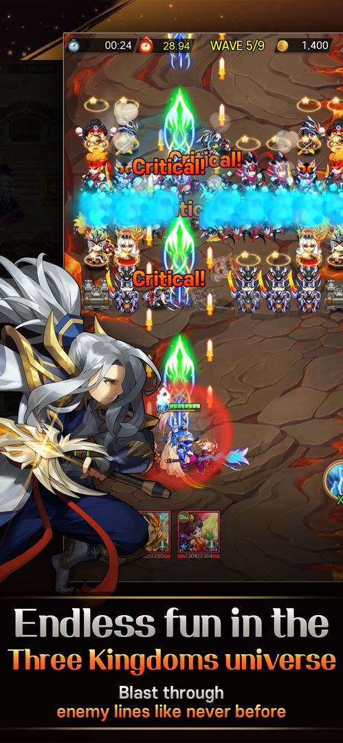 Hero Blaze: Three Kingdoms screenshot game