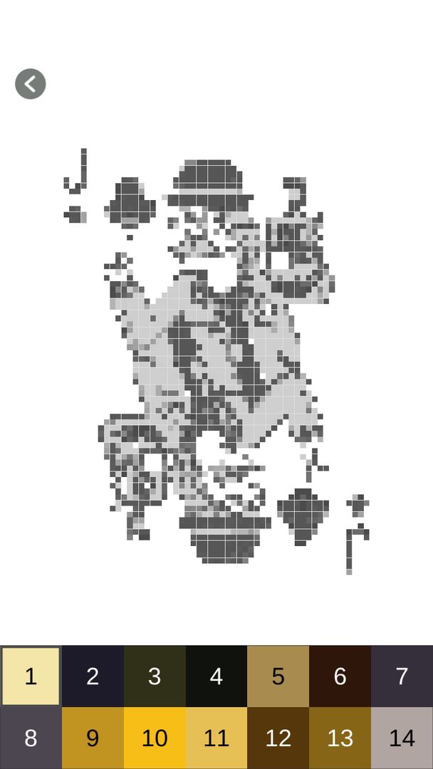 Screenshot of Solitaire Pixel Art