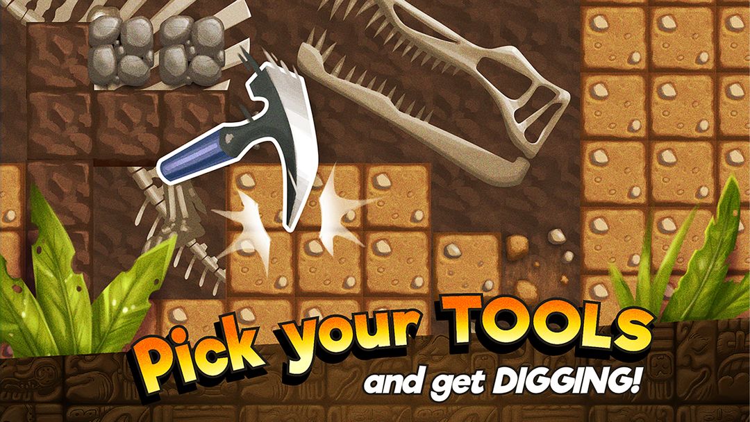 Screenshot of Dino Quest: Dig Dinosaur Game