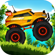 Dschungel-Monster-Truck-Kinderrennen