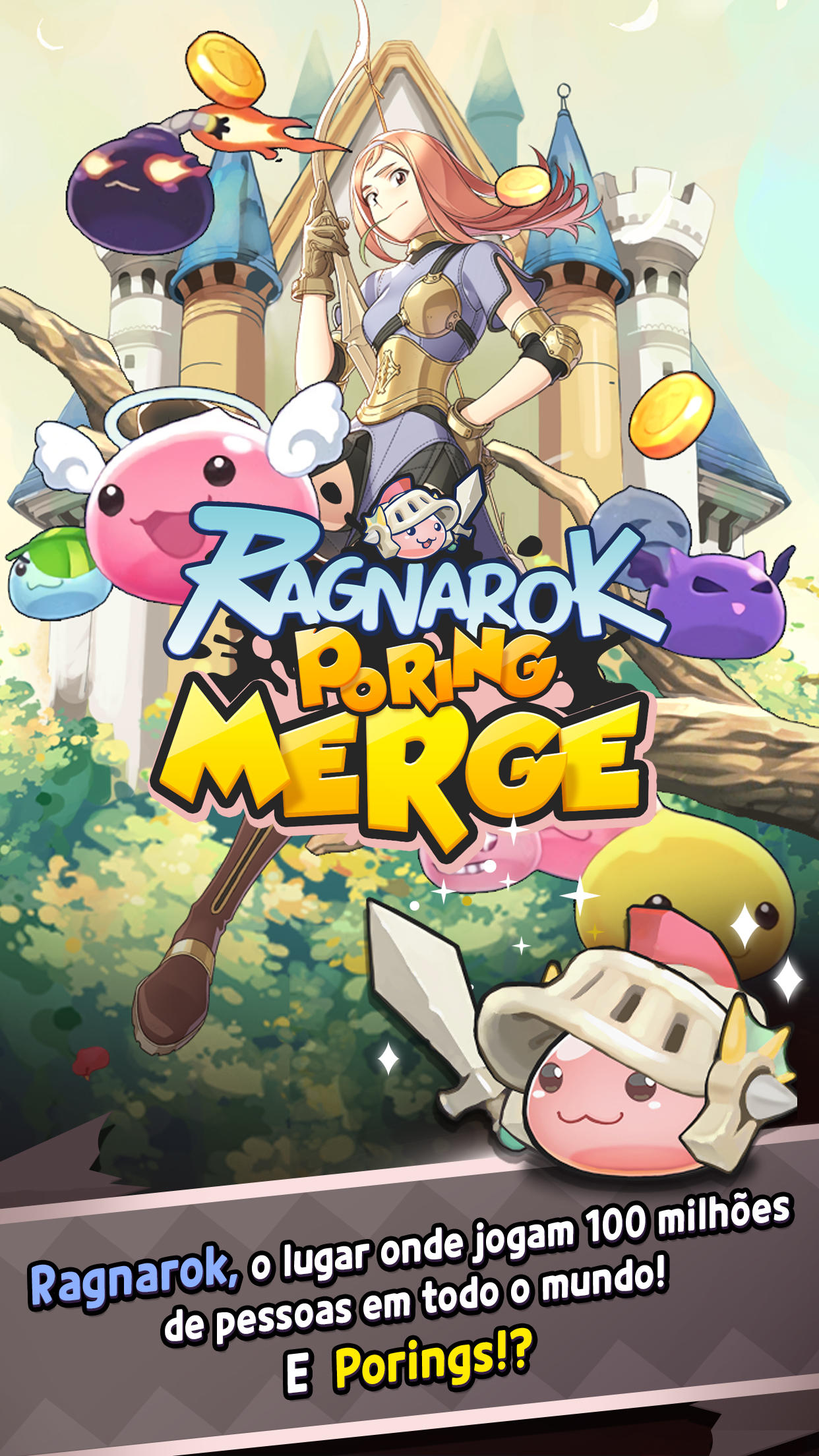 Captura de Tela do Jogo RAGNAROK : Poring Merge