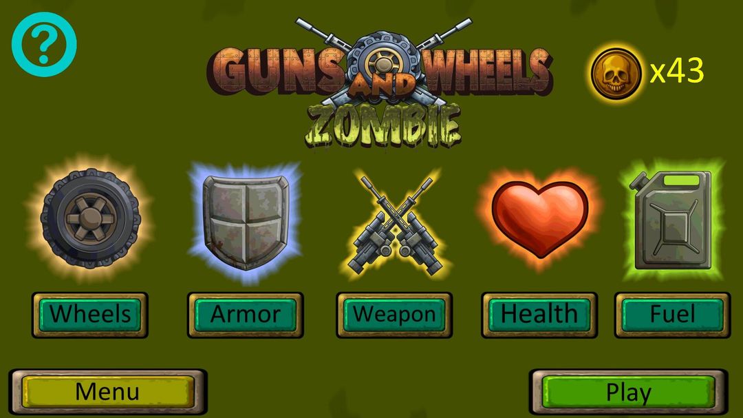 Guns And Wheels Zombie遊戲截圖