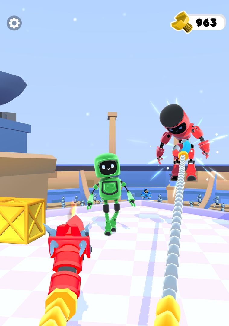 Power Hands - Robot Battle ภาพหน้าจอเกม