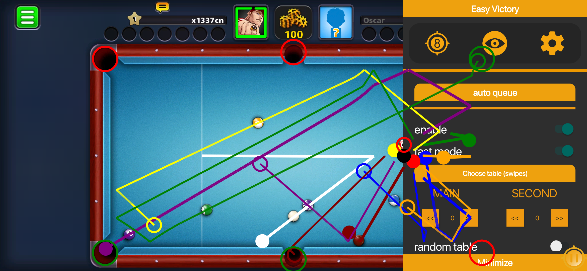 Cheto Aim Pool Game Screenshot