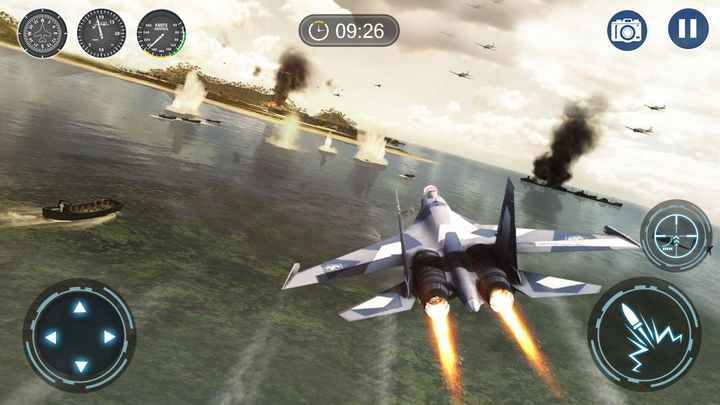 Screenshot 1 of Skyward War - Mobile Thunder Aircraft Battle Games 