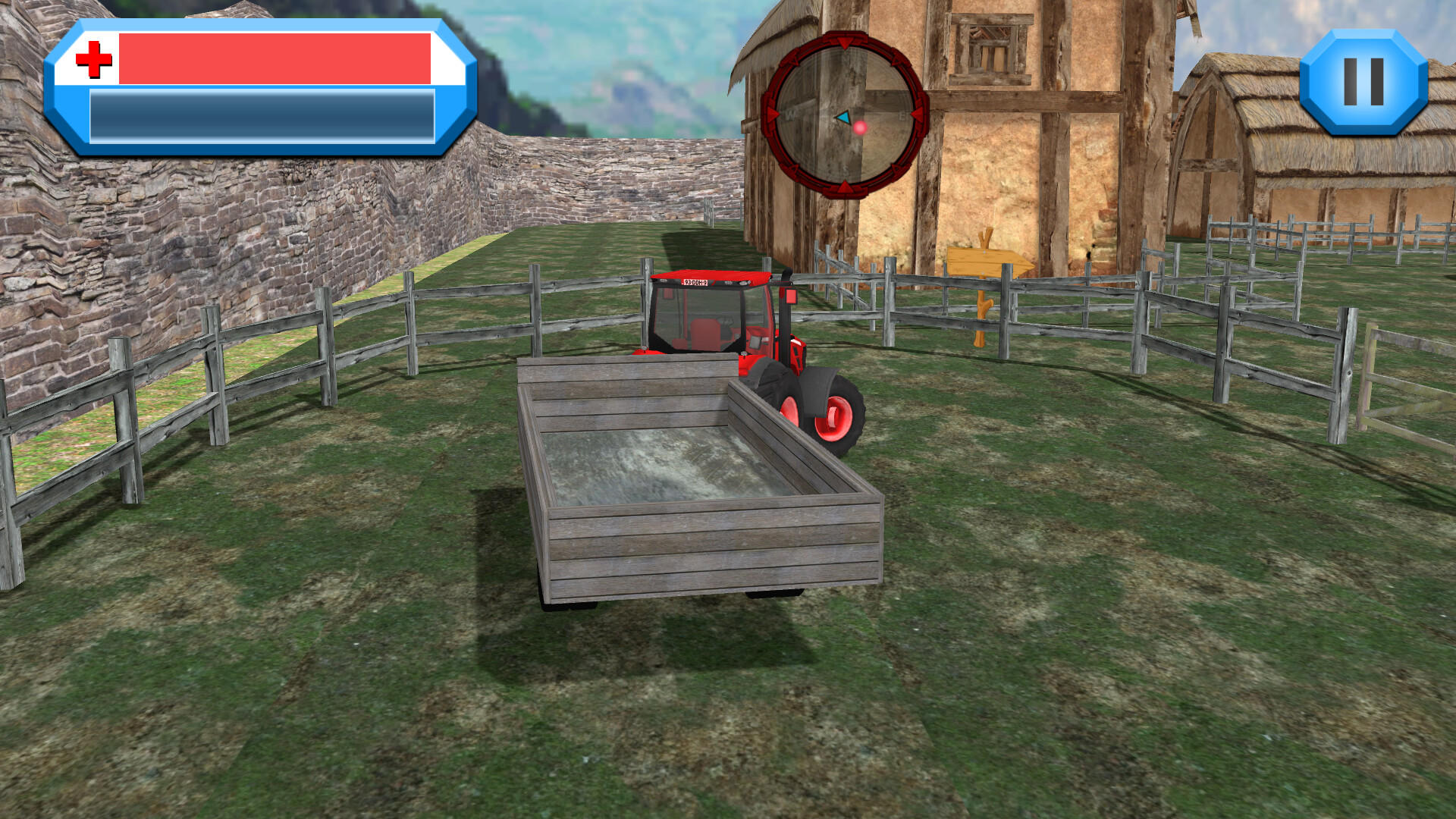 Screenshot of Agriculture Tractor Sim