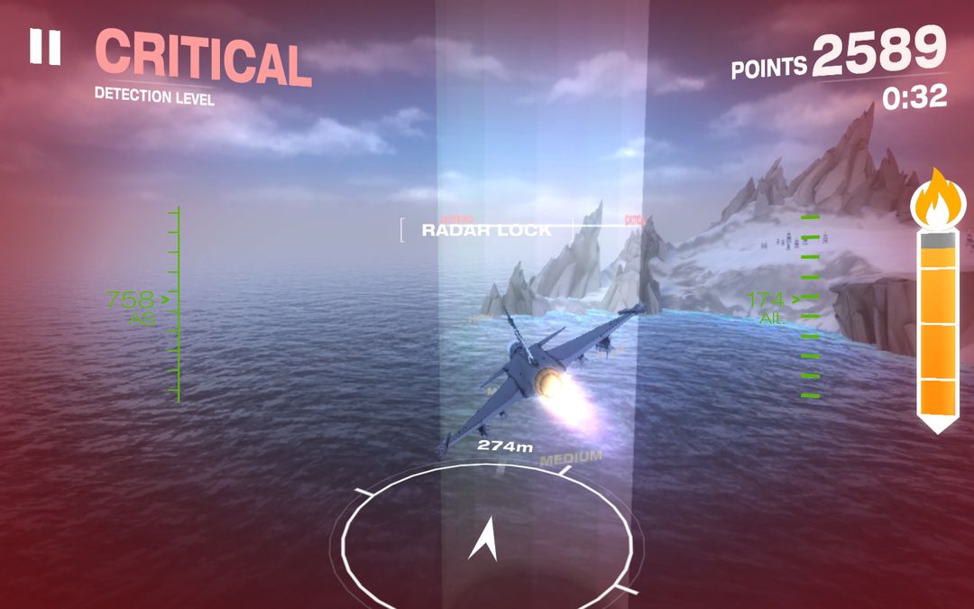 Screenshot of Gripen Fighter Challenge