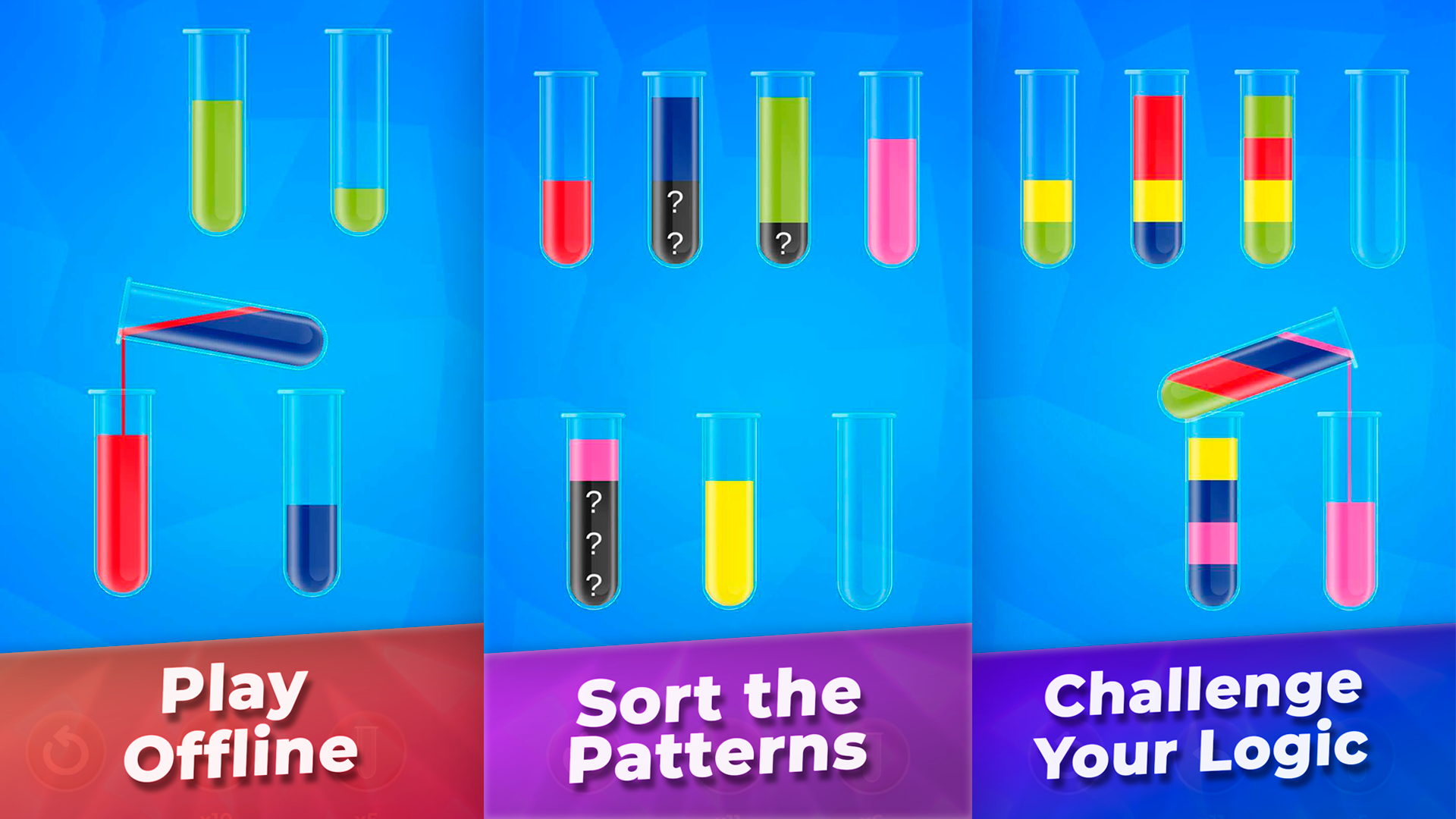 Color Sort - Offline Games Game Screenshot