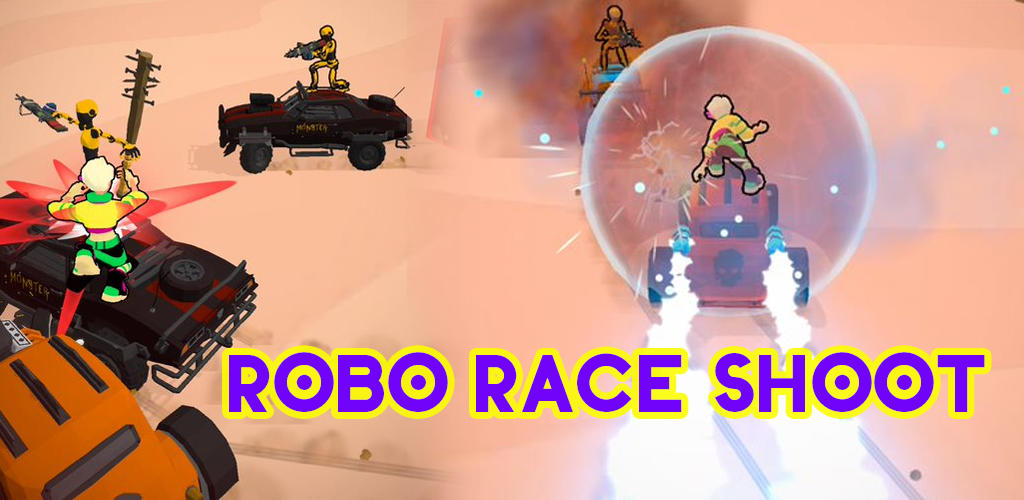 Screenshot of the video of Robo Race Shoot