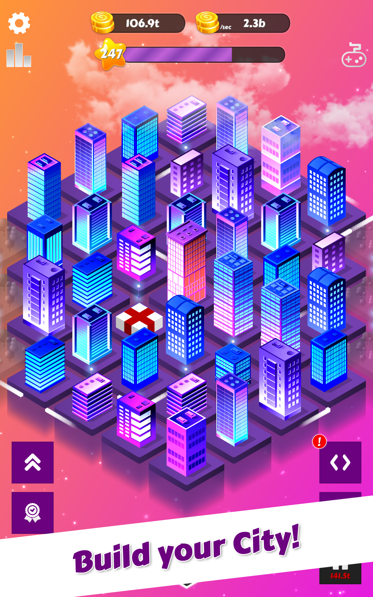 Merge City screenshot game