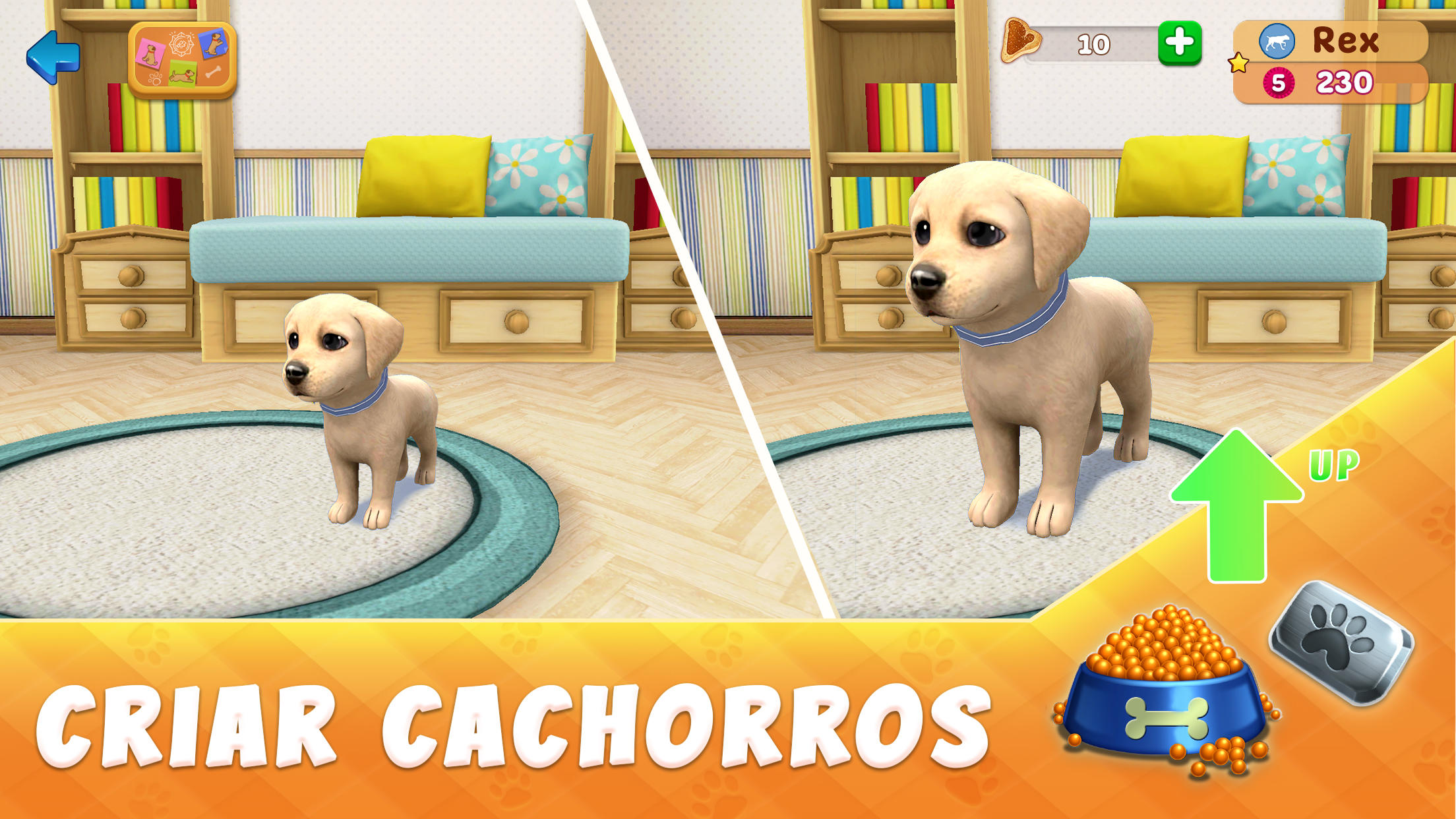 Captura de Pantalla del Juego Dog Town: Juegos de perros