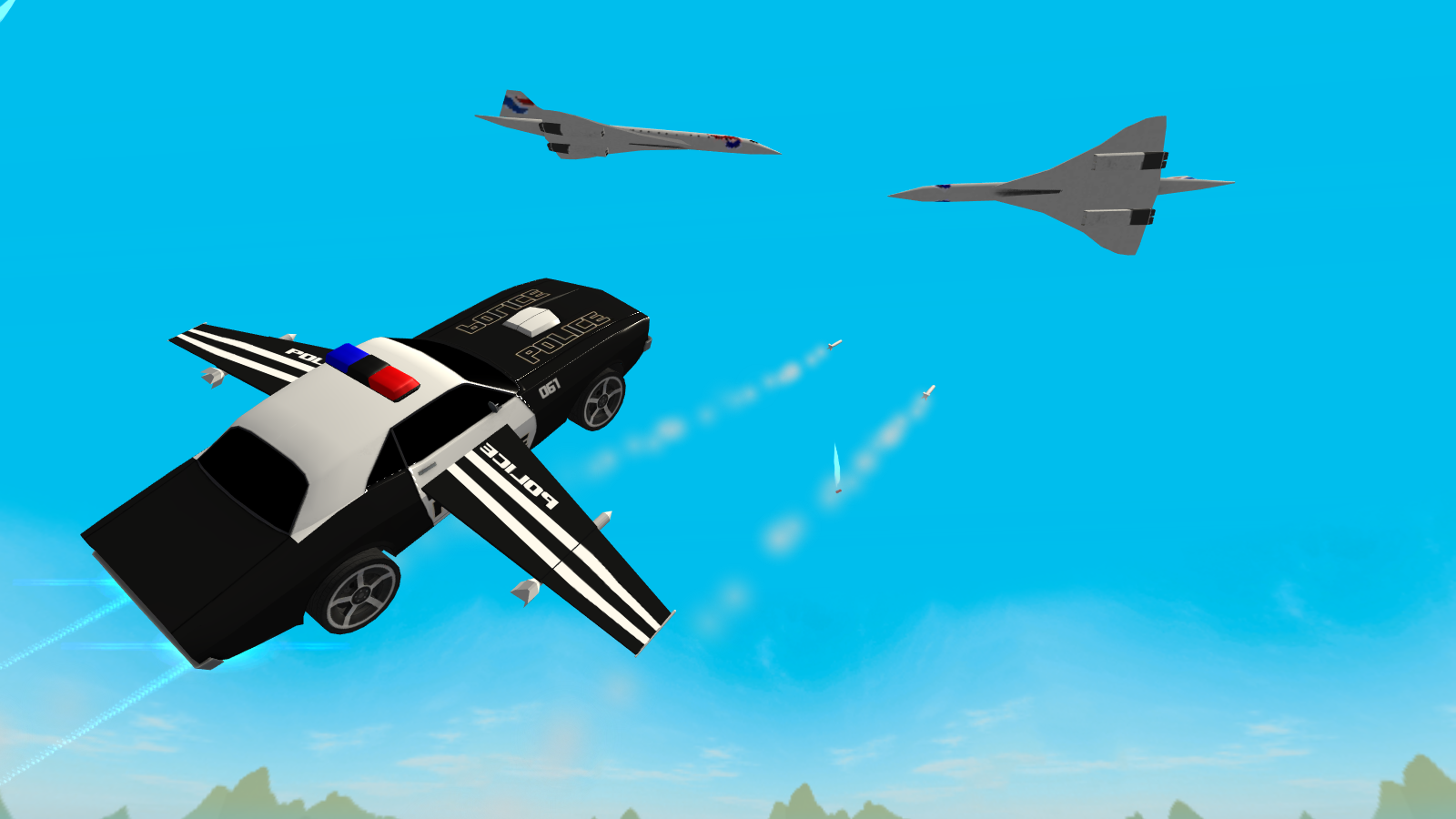 Flying Police Car: San Andreas 遊戲截圖