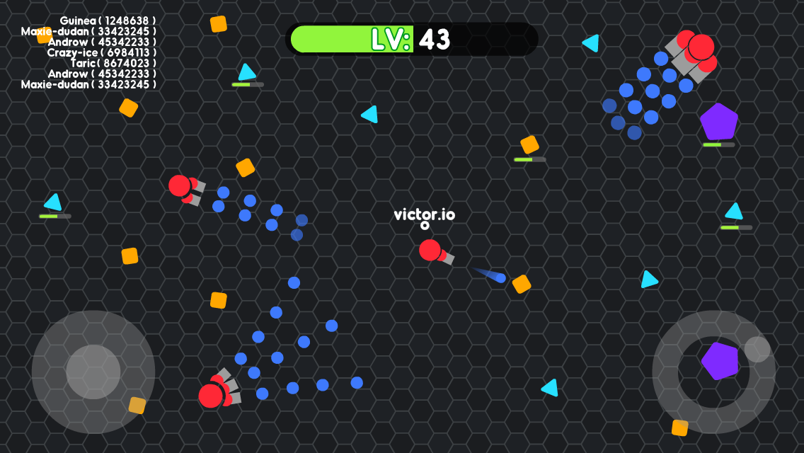 Force.io Diep - Tank Armor War 게임 스크린샷