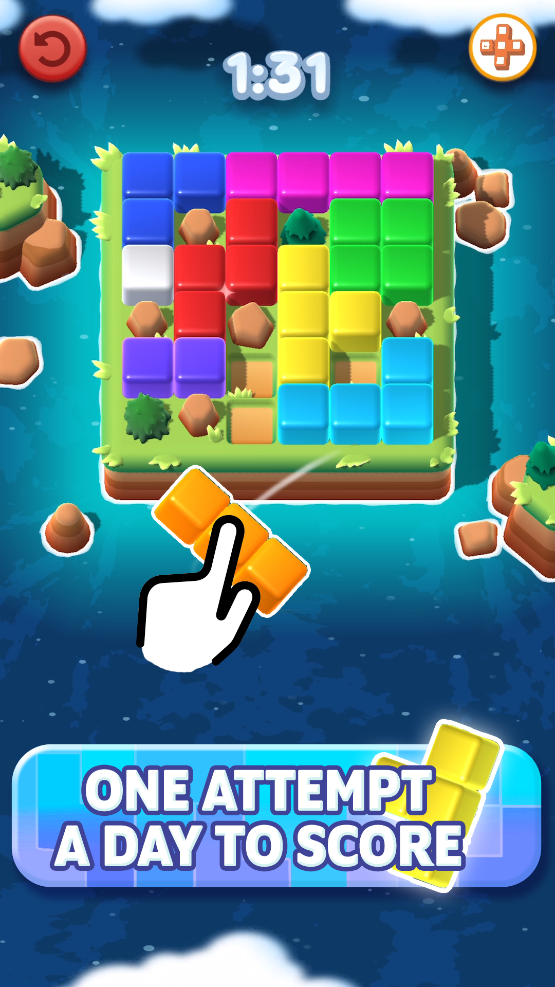 Brickle! screenshot game