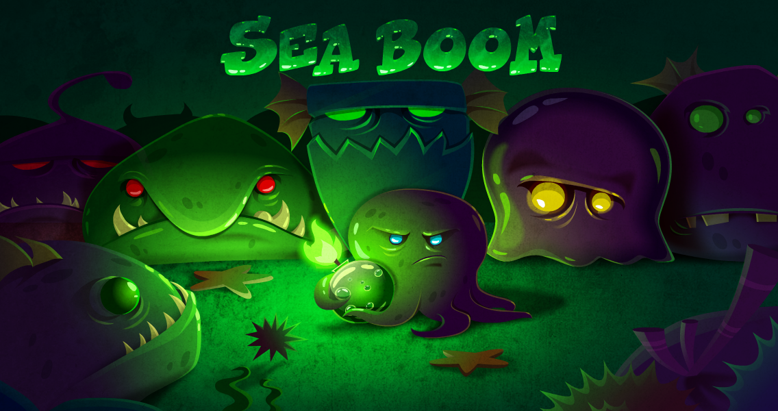 Sea Boom Game Screenshot