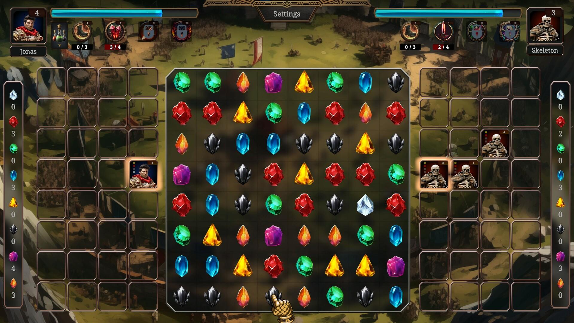 Crystal Heroes Game Screenshot