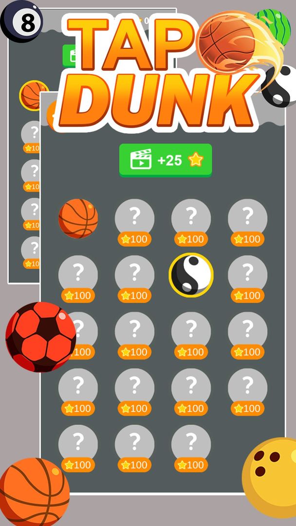 Tap Dunk Forever screenshot game